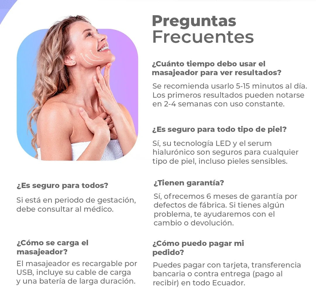 Masajeador facial PRO-GlowLift™ Facial 💎